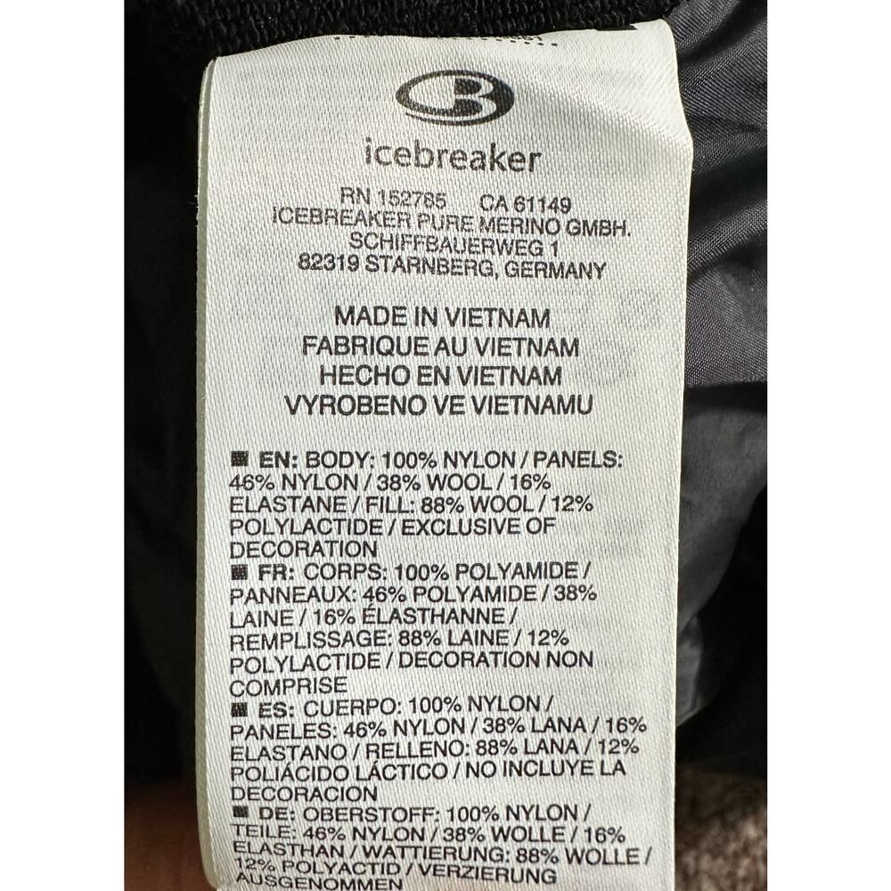 Icebreaker Women's Merino Wool Insulated Vest Size Medium Snow winter - Picture 8 of 9